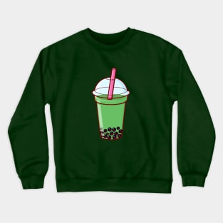 Matcha Bubble Tea Crewneck Sweatshirt